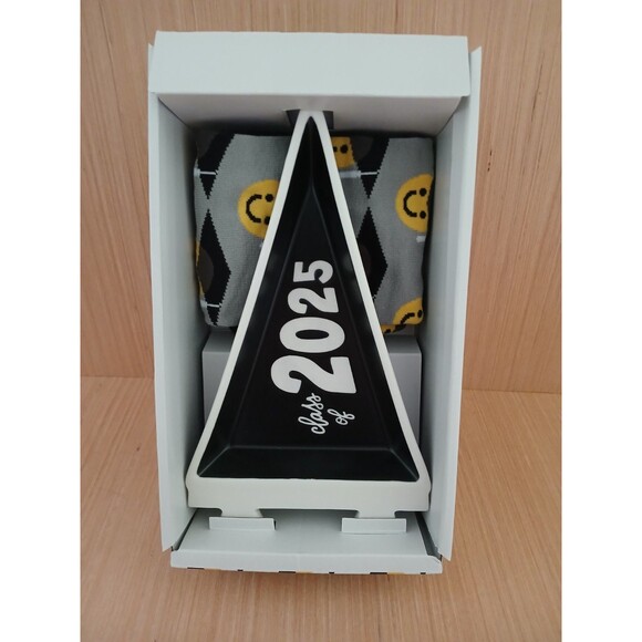 Hallmark Class of 2025 Graduation Gift Trinket Tray & Socks Senior College Gift - Picture 3 of 11